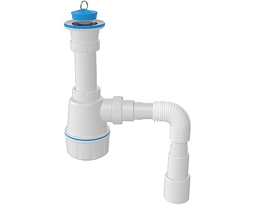 Сифон для кухонной мойки Nova 1060 Белый