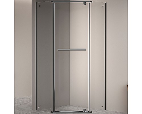 Душевой уголок RGW Passage PA-82B 90x90 41088299-14 профиль Черный стекло прозрачное