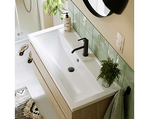 Тумба под раковину Aqwella Astrid 100 AST0110DD подвесная Дуб Давос