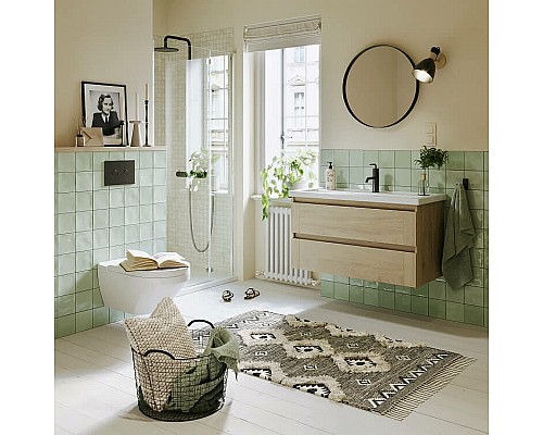 Тумба под раковину Aqwella Astrid 100 AST0110DD подвесная Дуб Давос