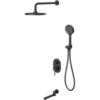 Душевая система Berges Nardis 3R 071014 Черная матовая