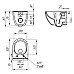 Комплект унитаза Cersanit Brasko Smart CO DPL EO slim LP с инсталляцией Link Pro 64916 с сиденьем Микролифт