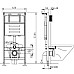 Инсталляция Maretti AC11P5211 для унитаза без клавиши смыва