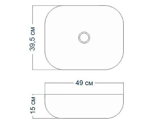 Раковина-чаша Maretti Florenza 49 FL13NS25-844 Белая
