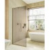 Душевая перегородка Maybah Glass MGD-696-3у 790x1950 в узком профиле Золото стекло бронзовое