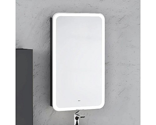 Зеркальный шкаф Raval Morelle 60 Mrl.03.60/A/RL с подсветкой Антрацит