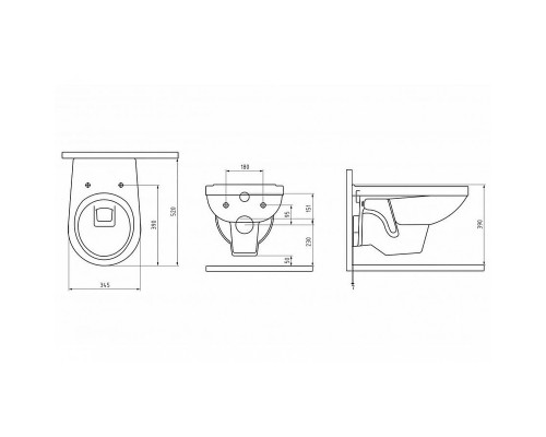 Унитаз Berges Gamma 081115 подвесной с сиденьем Микролифт