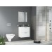 Комплект мебели для ванной Vitra Mia 60 подвесной Белый глянцевый