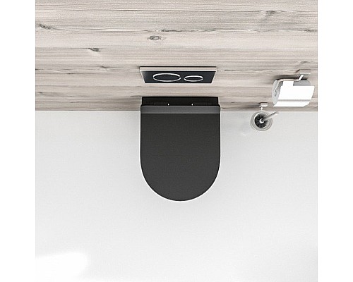 Унитаз beWash Aldo BKWHR101480 подвесной Черный матовый с сиденьем Микролифт