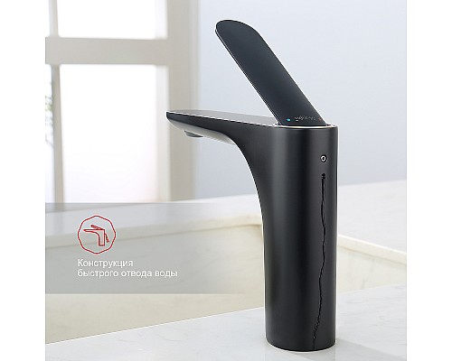 Смеситель для раковины Raglo R21.10.06 Черный матовый