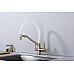 Смеситель для кухни Raglo R80.62.03 Золото матовое Белый