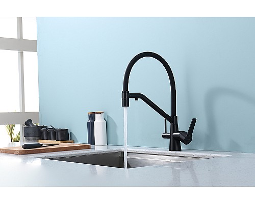 Смеситель для кухни Raglo R80.62.06 Черный матовый