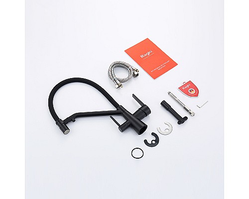 Смеситель для кухни Raglo R80.62.06 Черный матовый