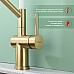Смеситель для кухни Raglo R86.41.03 Золото матовое Белый
