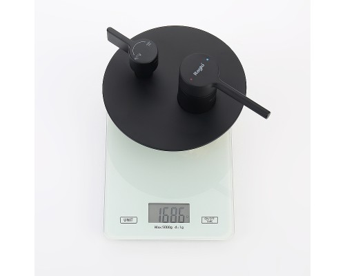 Душевая система Raglo R20.27.06 Черная матовая