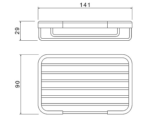 Мыльница Aquatek AQ4946CR Хром