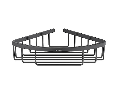 Полка корзина Aquatek AQ4906MB угловая Черная матовая