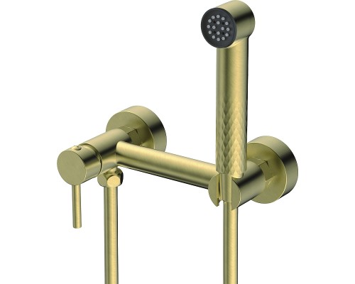 Гигиенический душ со смесителем Splenka S99.51.03 Золото матовое