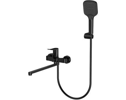 Смеситель для ванны Splenka S31.22.06 универсальный Черный матовый