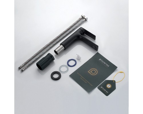 Смеситель для раковины Splenka S50.10.06 Черный матовый