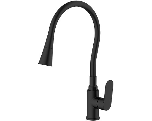 Смеситель для кухни Splenka S41.43.06 Черный матовый