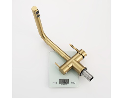 Смеситель для кухни Splenka S70.61.03 Золото матовое