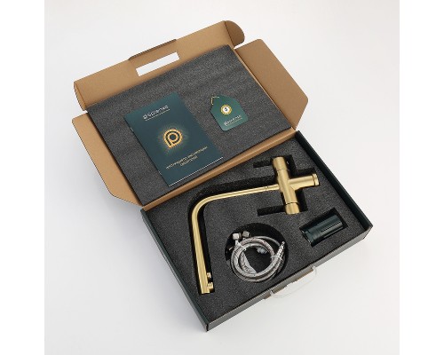 Смеситель для кухни Splenka S70.61.03 Золото матовое