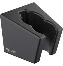 Держатель ручного душа Aquatek Черный матовый
