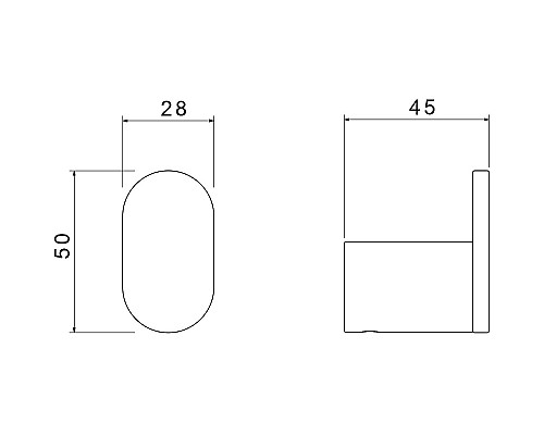 Крючок Aquatek Лира AQ4425MB Черный матовый