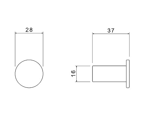Крючок Aquatek Лира AQ4401CR Хром