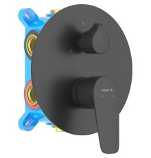 Смеситель для душа Aquatek Бетта Черный матовый
