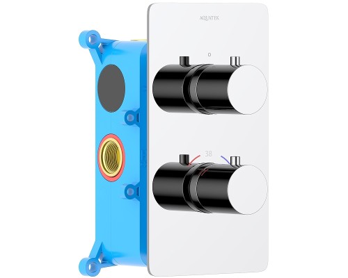 Смеситель для душа Aquatek Европа AQ1392CR с термостатом Хром