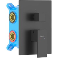 Смеситель для душа Aquatek Либра AQ1647MB Черный матовый