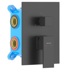 Смеситель для душа Aquatek Либра Черный матовый