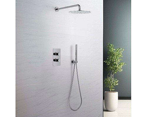 Душевая система Aquatek Европа AQ1376CR с термостатом Хром