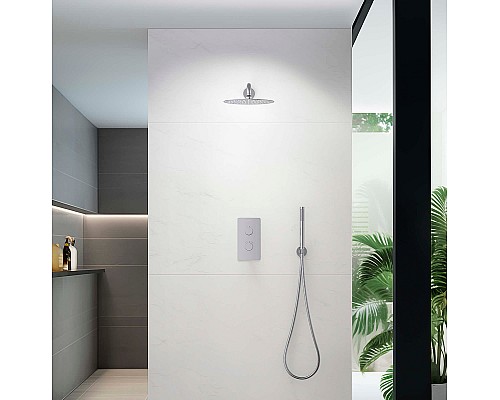 Душевая система Aquatek Европа AQ1376CR с термостатом Хром