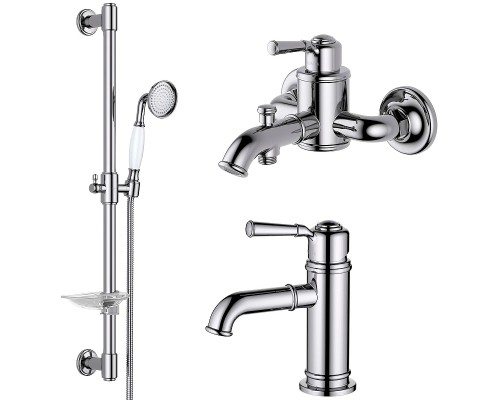 Комплект смесителей Aquatek Классик AQ1530CR Хром