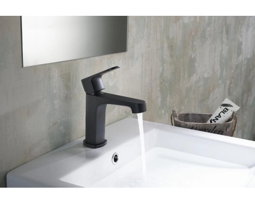 Смеситель для раковины Aquatek Оберон AQ1210MB Черный матовый