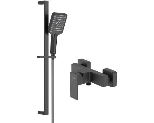 Смеситель для душа Aquatek Либра AQ1632MB Черный матовый