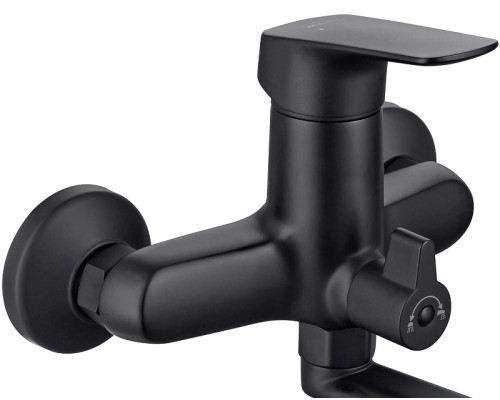 Смеситель для ванны Aquatek Вега AQ1033MB универсальный Черный матовый