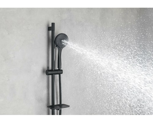 Смеситель для ванны Aquatek Вега AQ1033MB универсальный Черный матовый