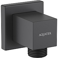 Шланговое подключение Aquatek AQ2458MB Черное матовое