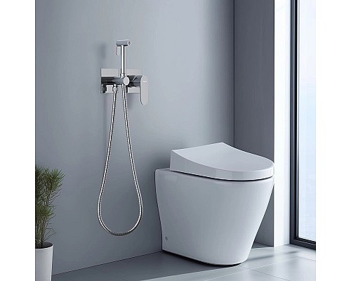 Гигиенический душ со смесителем Aquatek Оберон AQ1220CR Хром