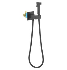 Гигиенический душ со смесителем Aquatek Лира Черный матовый