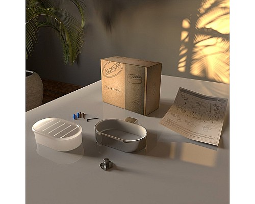 Мыльница Altasan Лотос ЛТ30Х Хром