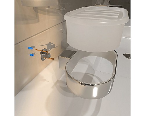 Мыльница Altasan Лотос ЛТ30Х Хром