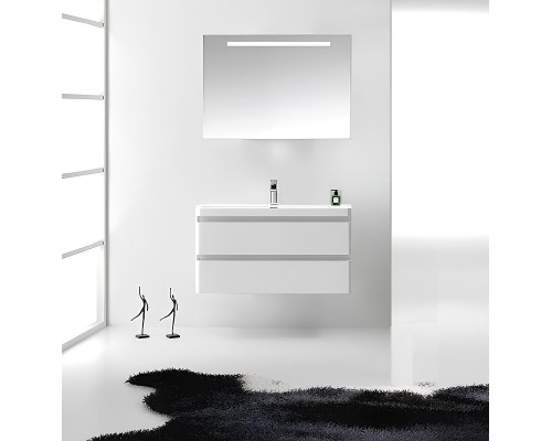 Тумба с раковиной Parly Spa Gucci 60 Gucci60 10116 подвесная Белая глянцевая