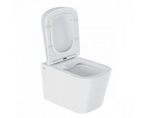 Комплект унитаза с инсталляцией Iddis Basic BASBI01i73 с сиденьем Микролифт и клавишей смыва Хром