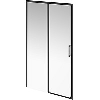 Душевая дверь Kerama Marazzi Vetro 120 VE.120.SD.BLK.M профиль Черный матовый стекло прозрачное