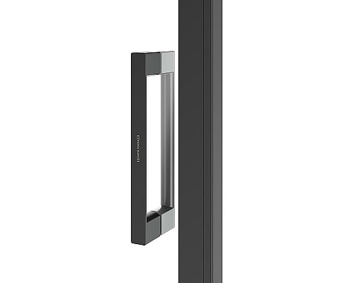 Душевая дверь Kerama Marazzi Vetro 120 VE.120.SD.BLK.M профиль Черный матовый стекло прозрачное Душевая дверь Kerama Marazzi Vetro 120 VE.120.SD.BLK.M профиль Черный матовый стекло прозрачное